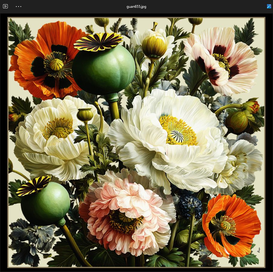 POPPIES 25 Square