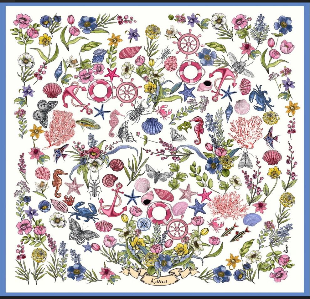 SEAHORSE 25 Scarf