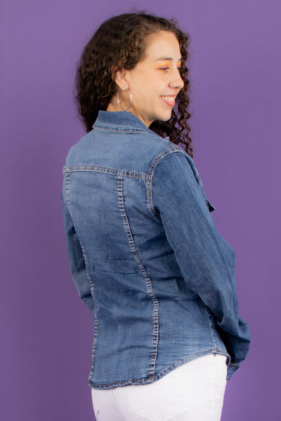GIA Jeansblouse